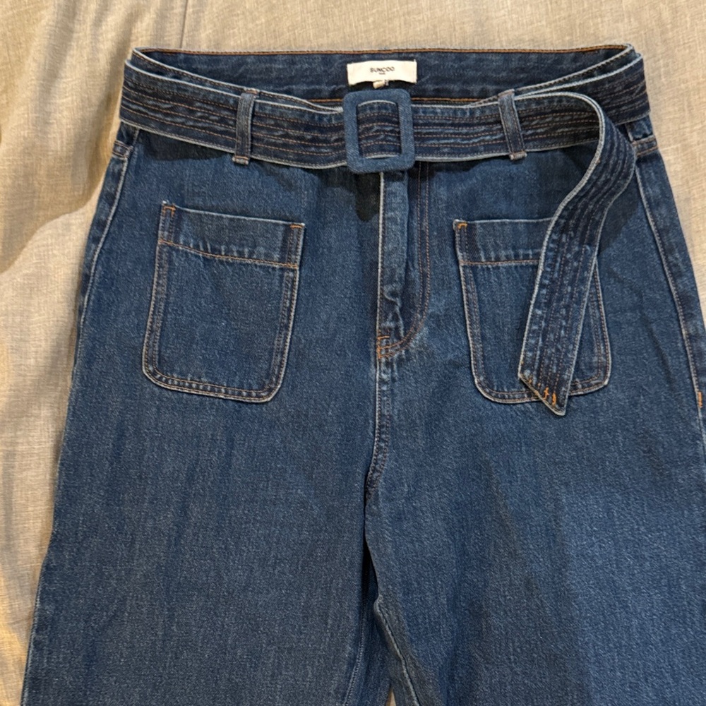 SUNCOO Blue Flare & Wide Leg Jeans